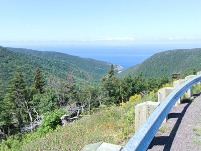 pullout on Cabot Trail
