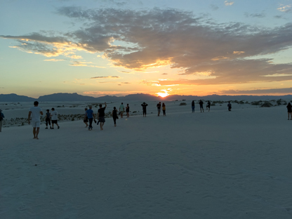 Sunset Walk White Sands