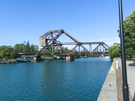 Old train bridge