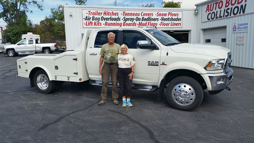Us
          and our new truck