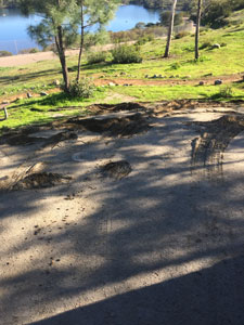 campsite after using four wheel drive