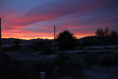 desert sunset